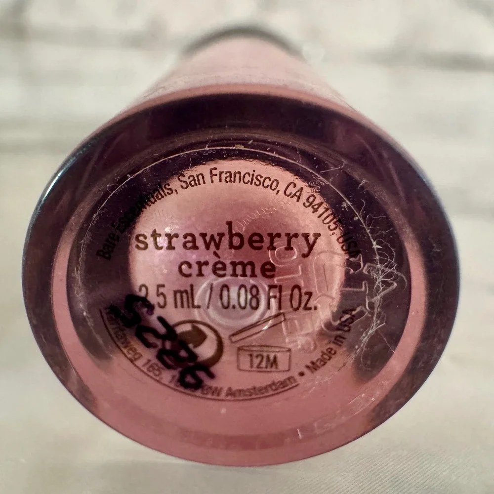bareMinerals Lip Gloss Duo Strawberry Creme & Strawberry Shortcake 0.08oz Each